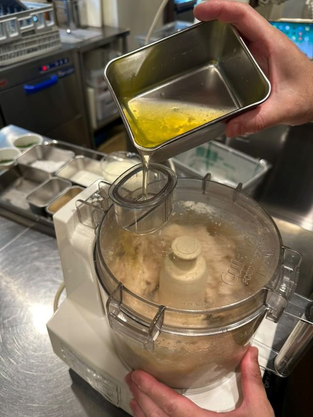 プロセッサーにかける