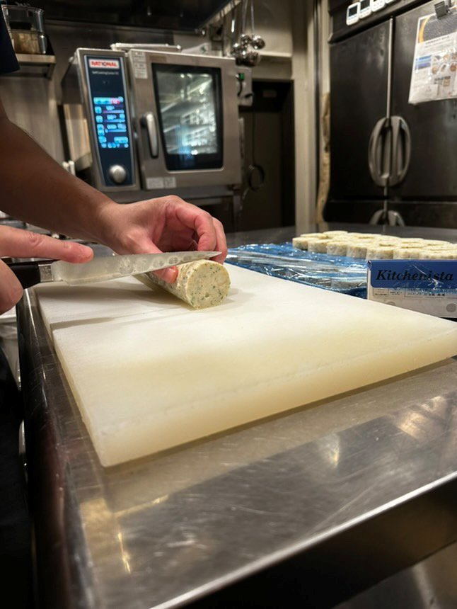 スチームで火入れ