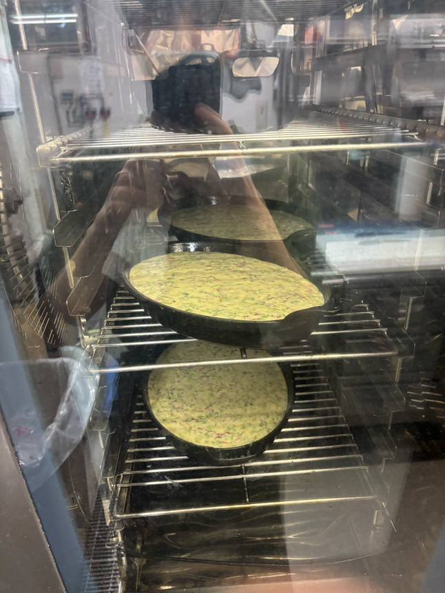 切り分けた状態