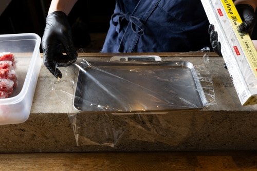 狙った位置にラップがスッと落ちる